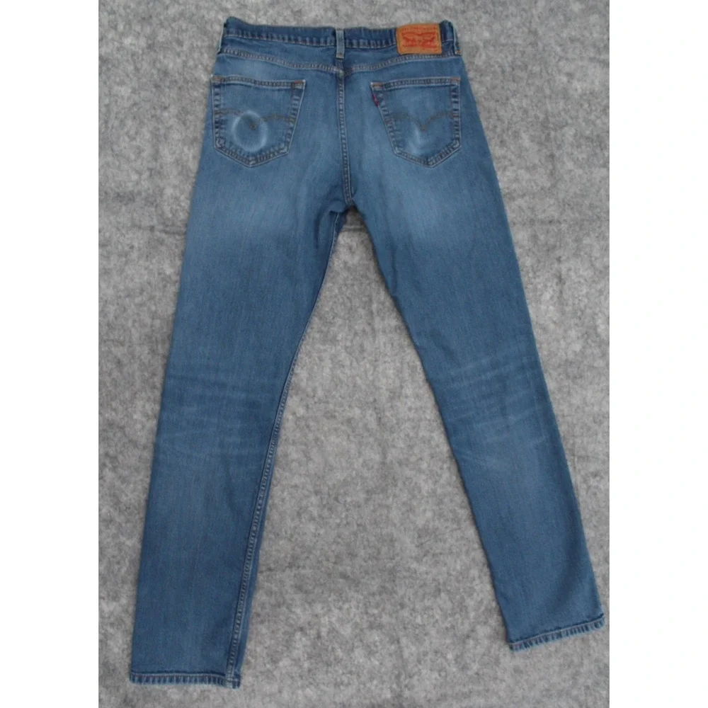 Levi's 511 Jeans‎ Men's 34x32 (Tag 34x34) Blue Stretch Slim Fit Straight Denim